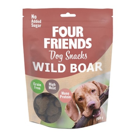 Four Friends Dog Snack Wild Boar 200g