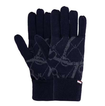 Kingsland Vea Stickade Handskar Dam One Size Navy