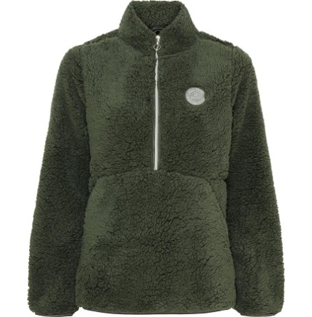 Equipage Joelle Half Zip Teddy Trja Forest