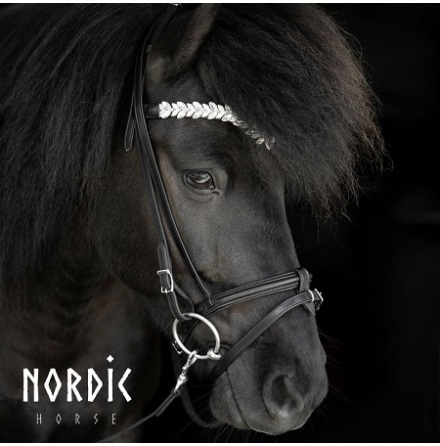 Nordic Horse Kombinerad Nosgrimma Svart