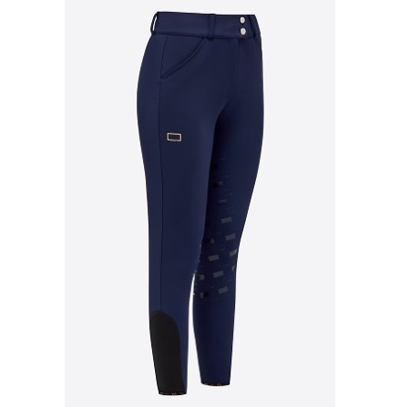 RG High Waist Woman Breeches Navy Full Grip