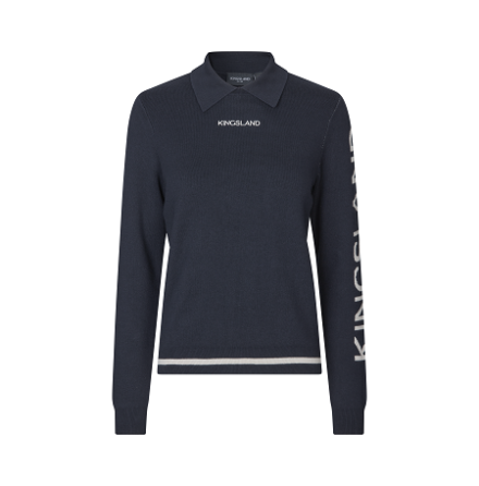 Kingsland Nalin Knitted Polo Shirt Dam Navy 